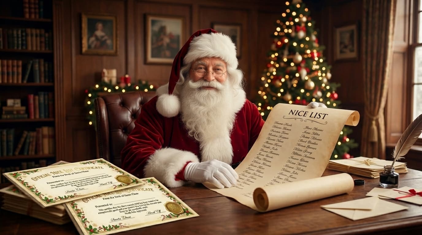 The Nice List Certificate