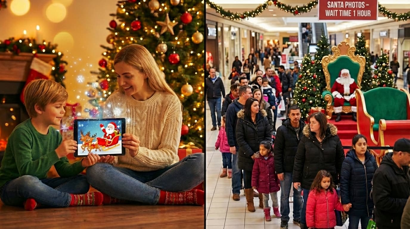 Virtual Santa vs. Mall Santa: Which Is Better for Families?