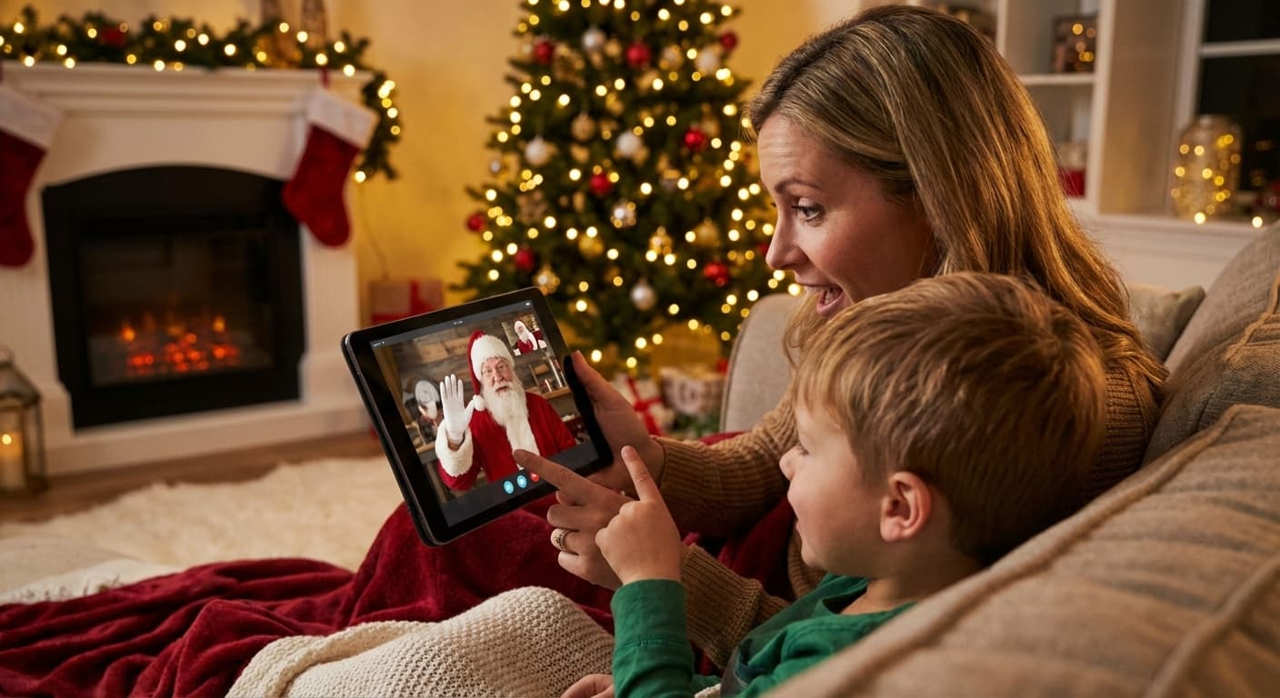 Last-Minute Virtual Santa: Same-Day Calls Always Available